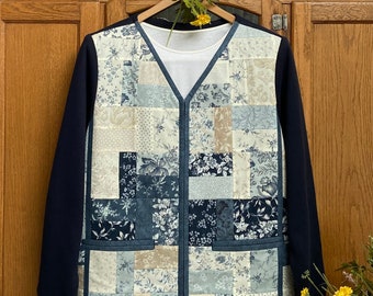 Charming V-Neck Sweatshirt Jacket Pattern