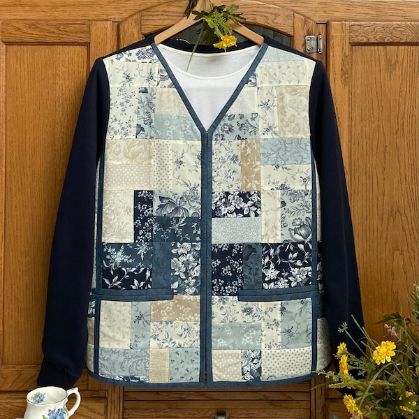 Charming V-Neck Sweatshirt Jacket Pattern