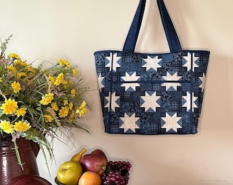 Cheater Print 8 Pocket Tote Bag Pattern