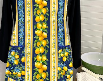 Border Stripe Apron & Towels Pattern