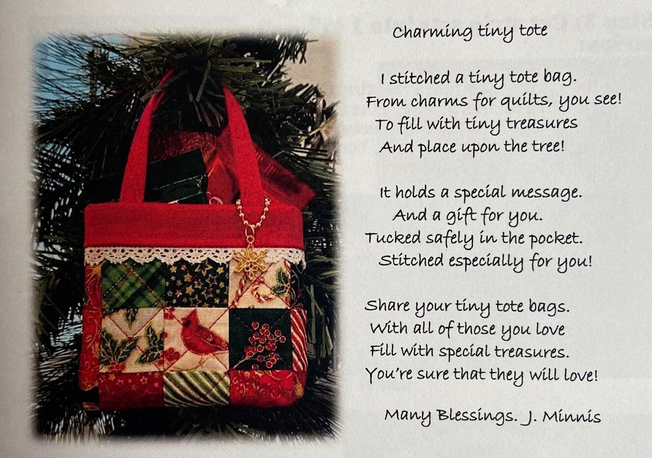 Tiny Tote Bags Pattern Etsy