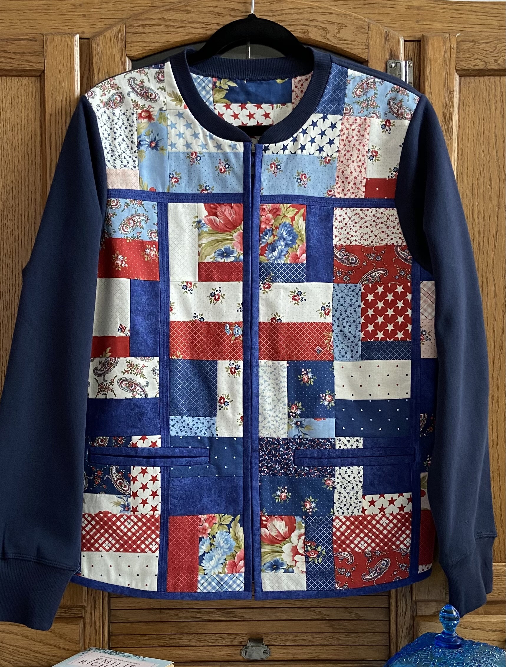 The Charm Pack Quilted Sweatshirt Jacket Pattern Etsy