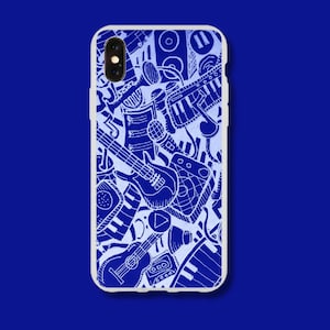 Music Phone Case|Music Lover|Piano|Electric Guitar|Instrument|Flexi| Galaxy S20, 21, 22, 23|iPhone 11,12,13, 14, X, XR, XS|Mini, Pro, Max