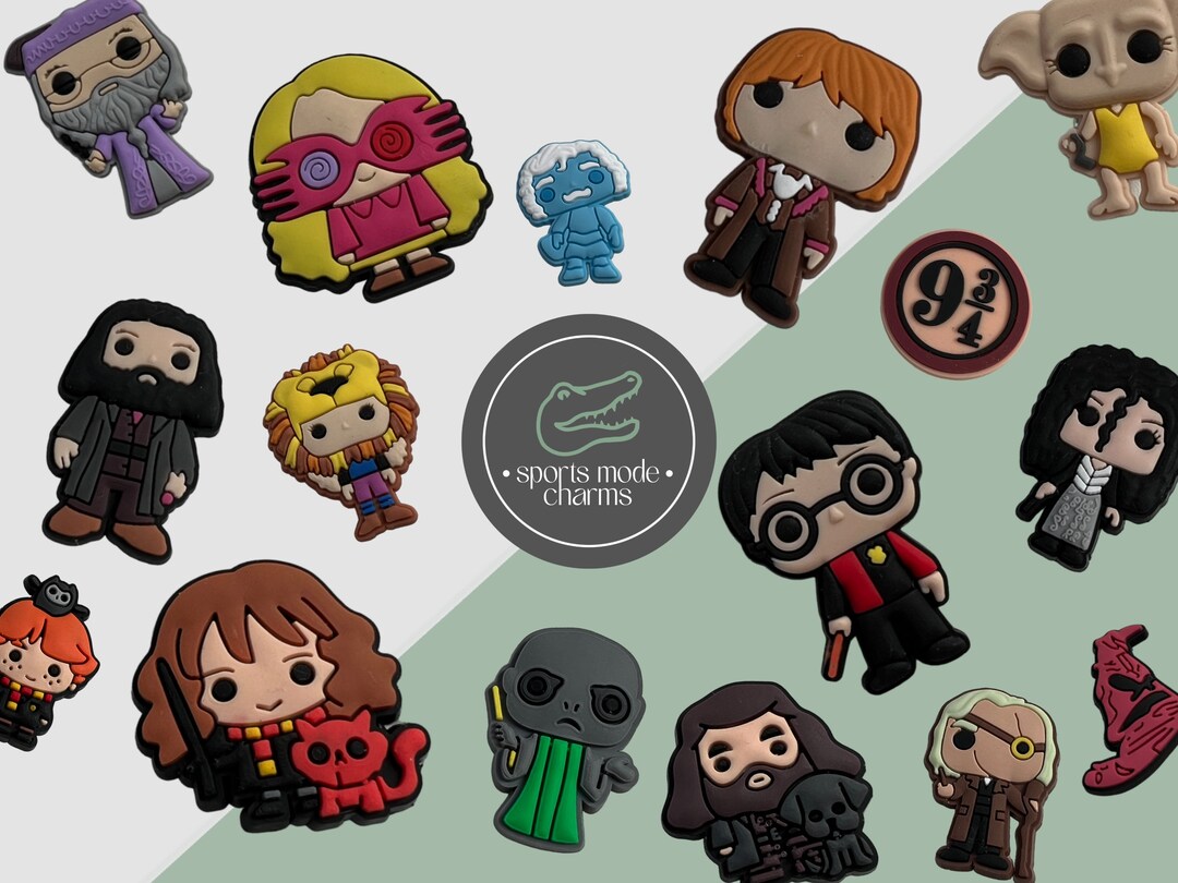 Croc Charm Pin Badge Cute Charms Harry Potter Kids Rubber Custom