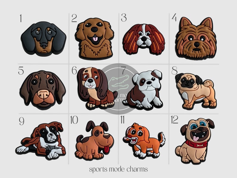 Croc Charm Pin Badge Cute Charms Dogs Puppy Frenchie Etsy Australia