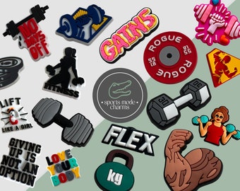 Croc Charm Pin Badge Leuke Charms - Gym - Kids Rubber Custom SportsModeCharms