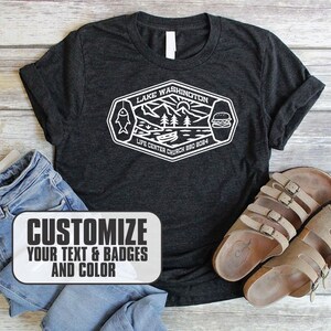 Custom Lake T-Shirt, Family Reunion Shirts, Camping Trip Shirt, Fishing T-shirt, Cabin T-shirt, Family Camping T-shirt, Road Trip Tshirt