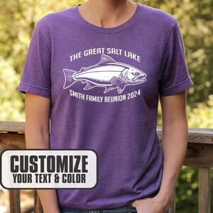Custom Lake T-Shirt, Family Reunion Shirts, Camping Trip Shirt, Fishing T-shirt, Cabin T-shirt, Family Camping T-shirt, Road Trip Tshirt