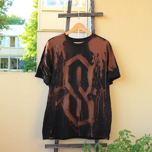Cool S Graffiti Bleach Dye Shirt - Unisex Medium/ Large