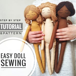 Easy Doll sewing Pattern - DIY your own Doll - Tutorial