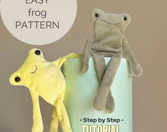 Easy Frog Pattern and Tutorial PDF - Sewing for Beginners