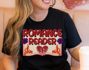 Romance Reader, Bookish Gift, Bookish Merch, Book Club Shirt, Book lover gift, Booktok, Personal Book Gift, Trendy Bookish Shirt