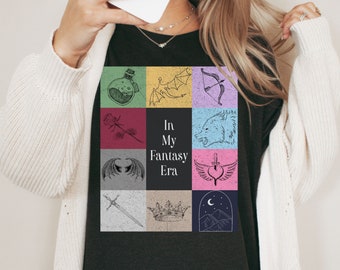 In My Fantasy Era Shirt, Fantasy Bookish Shirt, Fantasy Readers Shirt, Bookish Shirt, Vintage Reading Shirt for Women, Gift for Book Lovers
