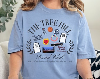 Tree Hill Social Club Shirt, Tree Hill Shirt, Nostalgic TV shows, Gift for TV fan, 2000s Tv Shows, OTH Fan Shirt, Tree hill Ravens Shirt