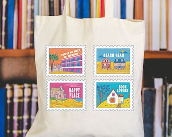 Romance Reading Tote Bag, Bookstore Tote, Bookish Bag, Unique Bookish Gift, Book Lover, Bookish Merch, Readers Tote Bag, Romance Reader