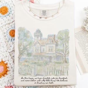 Practical Magic Watercolor Collage Shirt, 90s Witch Movie Comfort Colors Tee