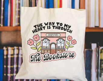 Book Lovers Tote Bag, Bookstore Tote, Bookish Bag, Unique Bookish Gift, Book Lover Gifts, Bookish Merch, Readers Tote Bag, Bookish Tote Bag