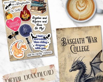Dragon Riders Kindle Insert voor Clear Case, Afdrukbare Kindle Paperwhite Card, Kindle Accessoires, Kindle Case Insert, Kindle Stickers