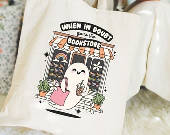 Book Lovers Tote Bag, Bookstore Tote, Bookish Bag, Unique Bookish Gift, Book Lover Gifts, Bookish Merch, Readers Tote Bag, Bookish Tote Bag
