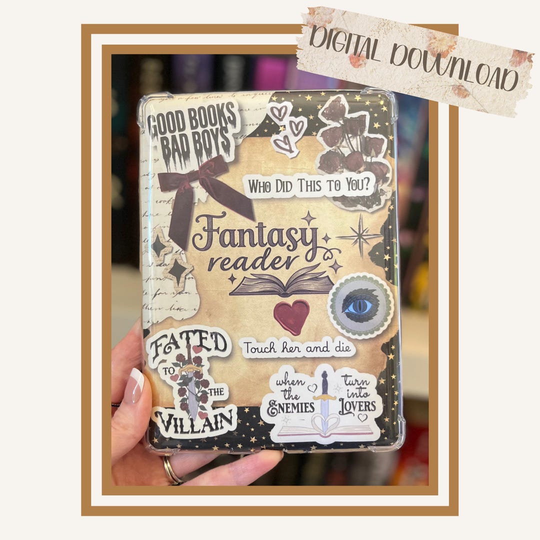 Kindle Insert for Clear Case, Printable Kindle Paperwhite Card, Kindle ...