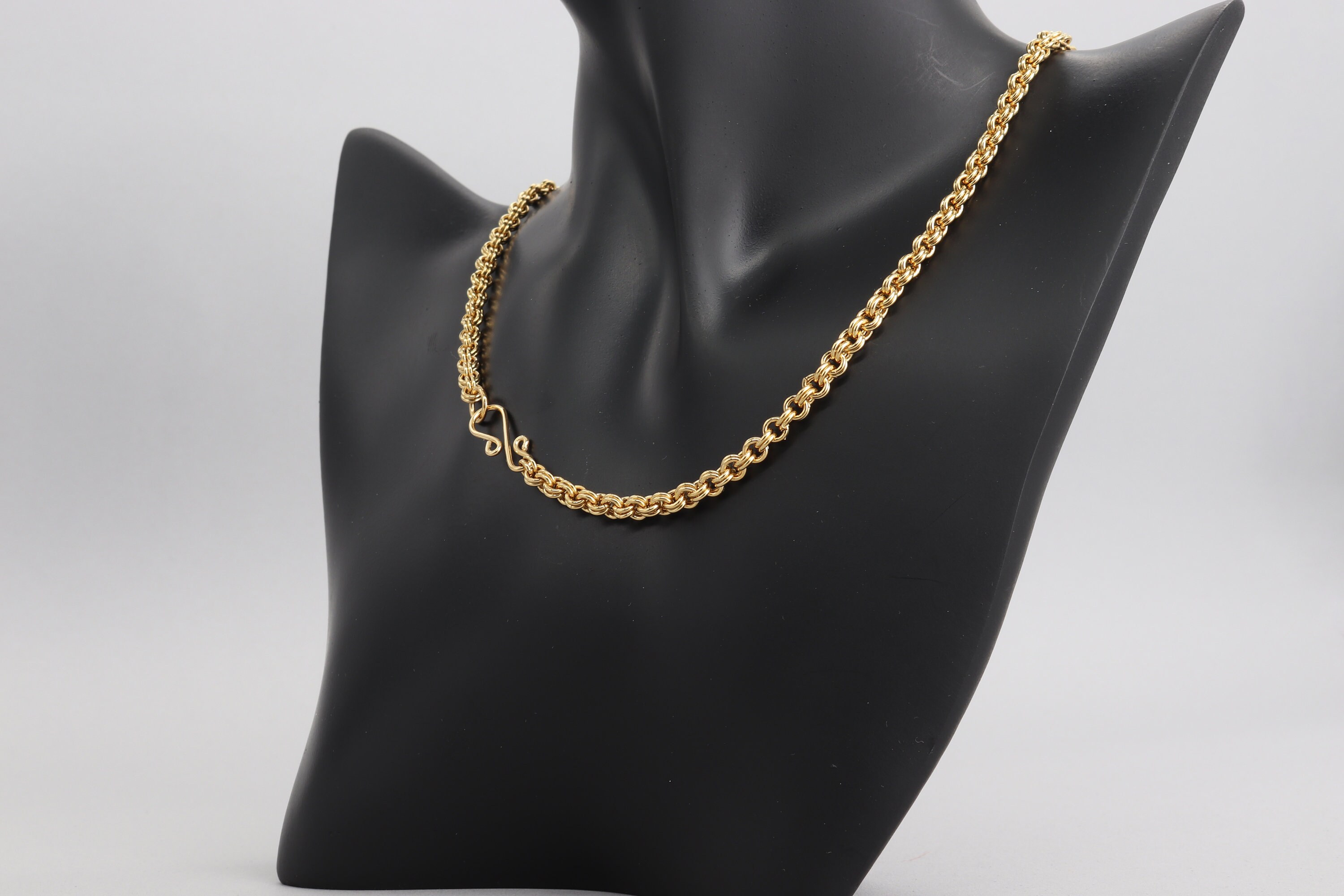 37㎝> DOUBLE HOOK NECKLACE | TETOME