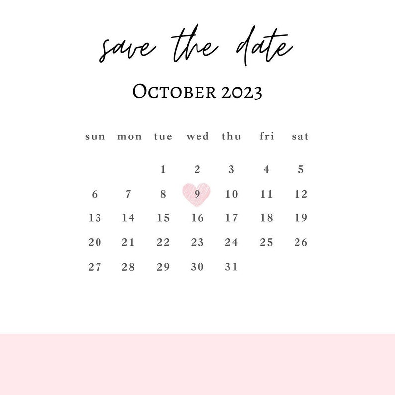 Bridesmaid Save the Date Calendar Template | Editable | Bridesmaid Box ...