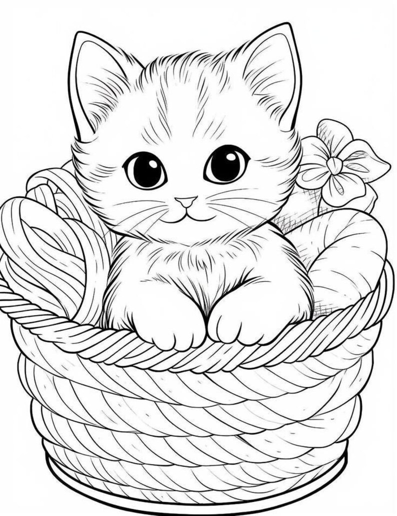 Whimsical Kitten Clipart Svg Collection Hottest Kitten Arttrendy Feline