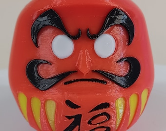 3D Printed Daruma Doll | Japanese Wishing Doll | New Years | Goal Making | Good Luck Charm
