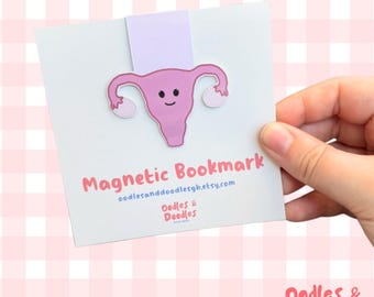 Marcapáginas magnético Cuterus / Regalo divertido para comadronas
