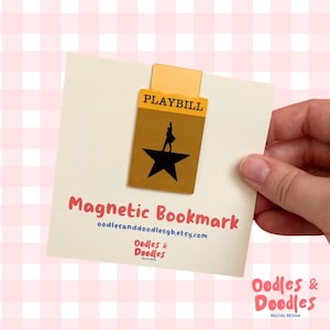 Hamilton Inspired Magnetic Bookmark: Musical Theatre Gift