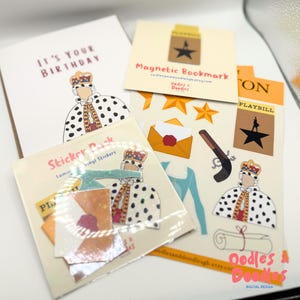 Ein Geschenk-Set von Hamitatn | Musikalisches Geschenk | Personalisiertes Überraschungsticket | Geburtstag | Geschenkbox | Geschenk für West End oder Broadway-Liebhaber