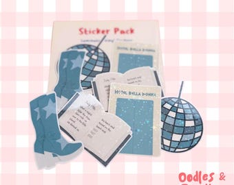 Mamma Mia Sticker Pack: Holographic Musical Theatre Stickers