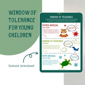 Ventana de Tolerancia para Niños Pequeños DESCARGA DIGITAL