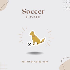 Soccer Stickers | Sports Stickers | Waterproof Stickers | Perfect for Water Bottles | Soccer Gifts | Sticker | Coach Gifts | Team Stickers