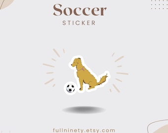 Soccer Stickers | Sports Stickers | Waterproof Stickers | Perfect for Water Bottles | Soccer Gifts | Sticker | Coach Gifts | Team Stickers