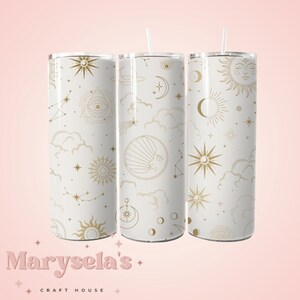 Witchy 20oz Tumbler, Celestial Moon 20oz Tumbler