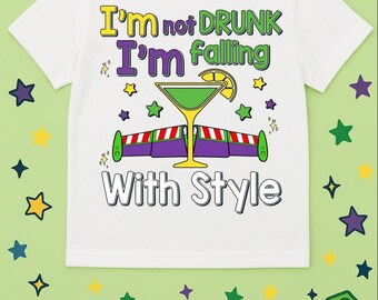 Camiseta unisex "No estoy borracho, me estoy enamorando con estilo", camisetas del Festival de comida y vino de Epcot, camisetas unisex de Toy Story