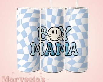 Boy Mama 20oz Vaso, Regalos de mamá niño, Regalos del Día de las Madres