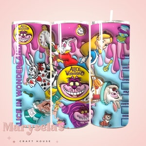 Alice in Wonderland 20oz Tumbler, Disney Tumblers