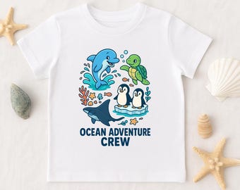 Ocean Adevnture Crew Toddler Shirt, Seaworld Toddler Shirts, Seaworld Shirts