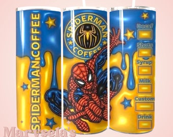 Spiderman 20oz Tumbler, Superhero Tumblers