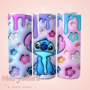 Stitch 20oz Tumbler, Disney Stitch Tumbler, Disney Accessories