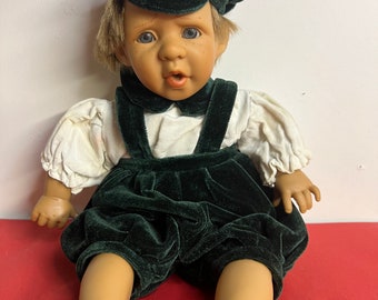 Vintage Collectable Spanish Panre S.L. Expression Doll 90s Amazed Face Boy