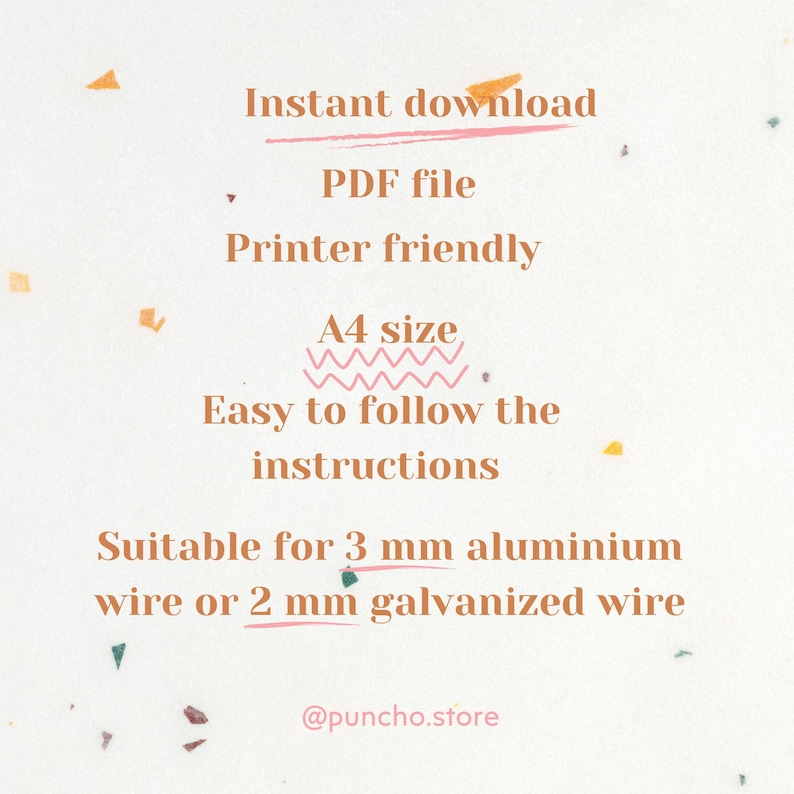 Instructions for downloading Numbers and Monthly baby milestone Tricotin Bundles For French Knitting Icord Patterns Bending Wire Art
