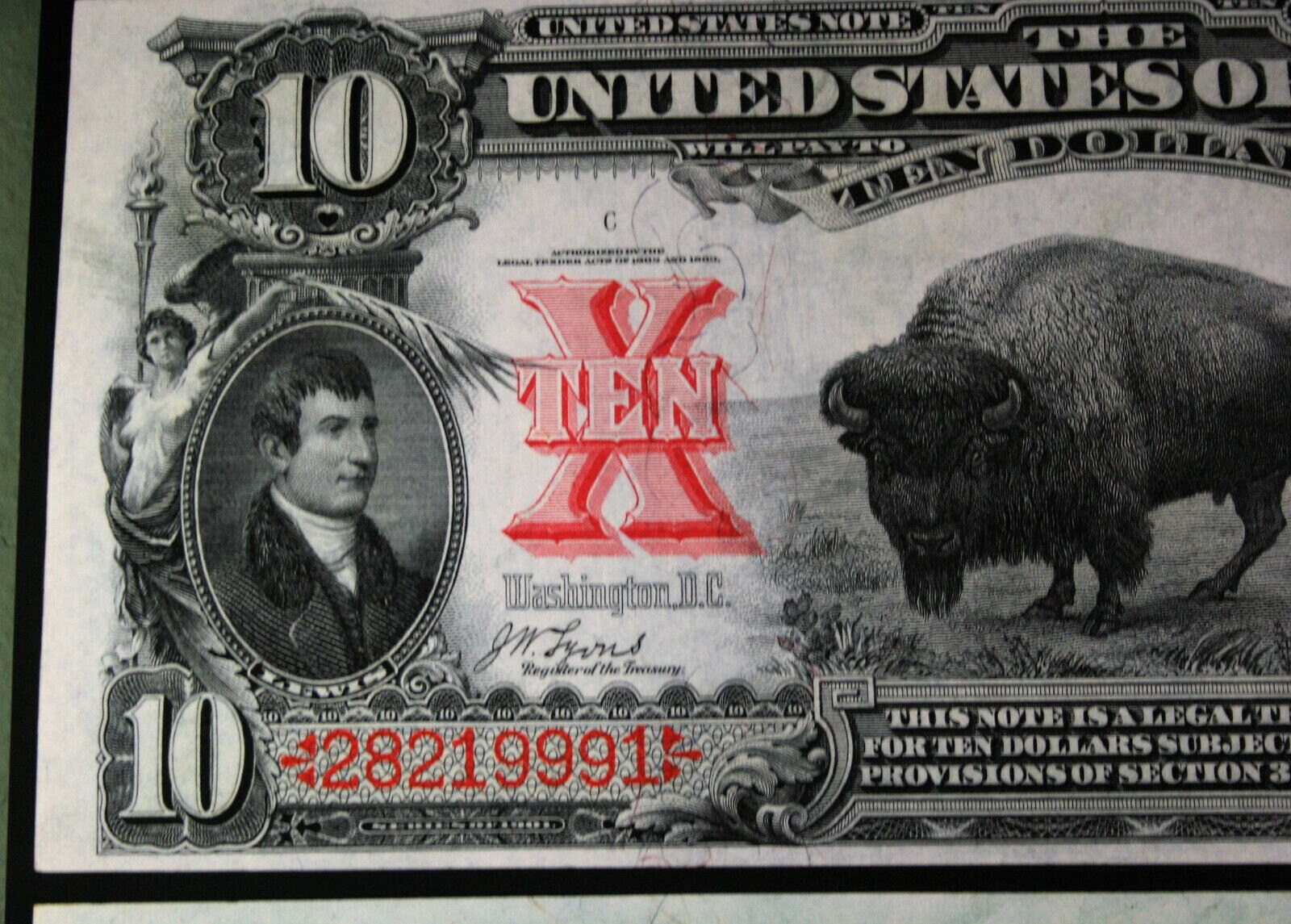 Antique 1901 'bison Bill' Canvas Print: Vintage Wall Decor (36