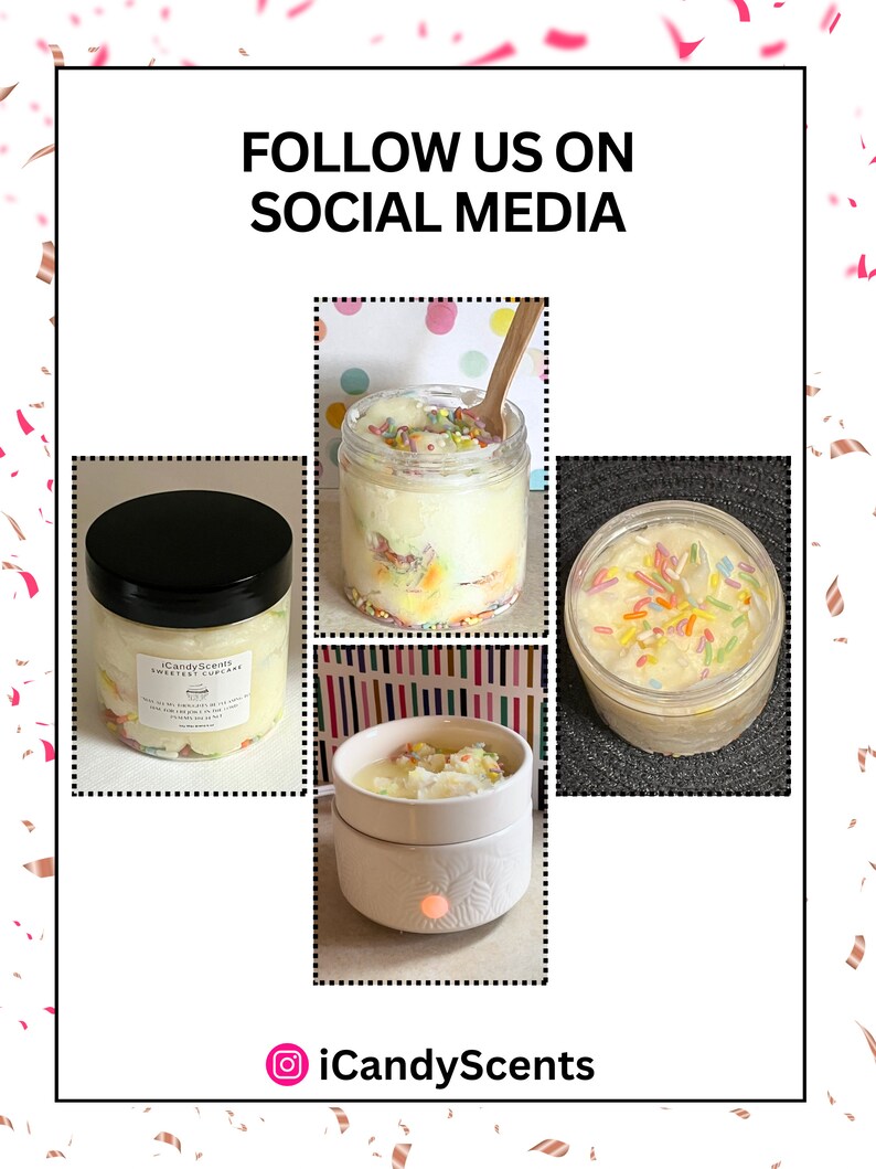 Scoopable Wax Melt Scoopable Wax Melts Cupcake Wax Melts Vanilla Cupcake Candle Wax Melts for