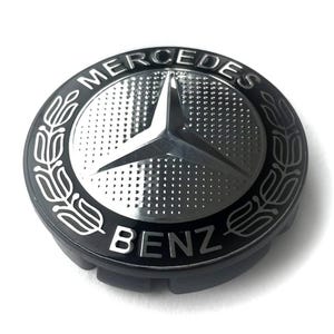 4 enjoliveurs de centre de roue de 58 mm / 55 mm pour jantes mercedes 2,28 pouces