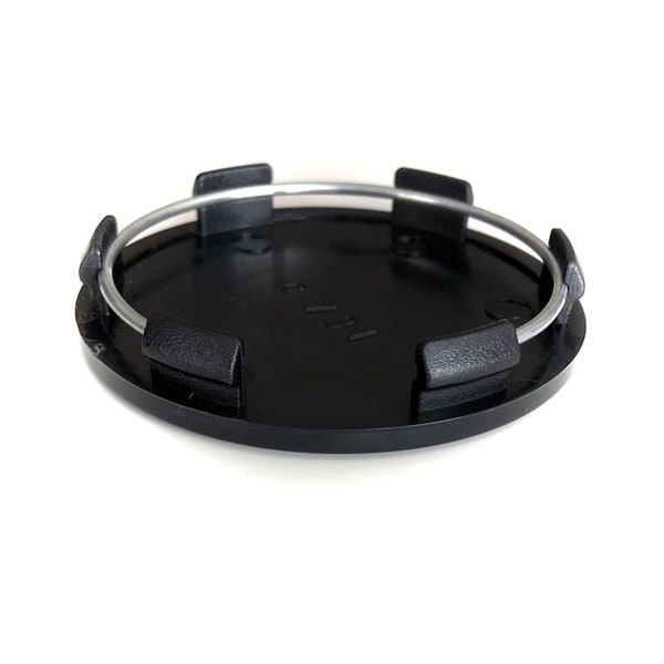 thumbnail image 2 of 4x 60mm Silencer Star Emblems For Hubcaps / Wheel Covers – Black Silicone Stickers 2 of 4