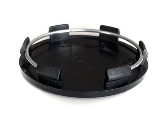 4x 65mm / 60mm para llantas VW + cubiertas de tapas de cubo de centro de rueda con emblemas clásicos cromados de METAL