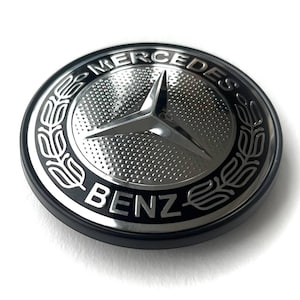 4 enjoliveurs de centre de roue de 65 mm / 56 mm pour jantes mercedes 2,55 pouces